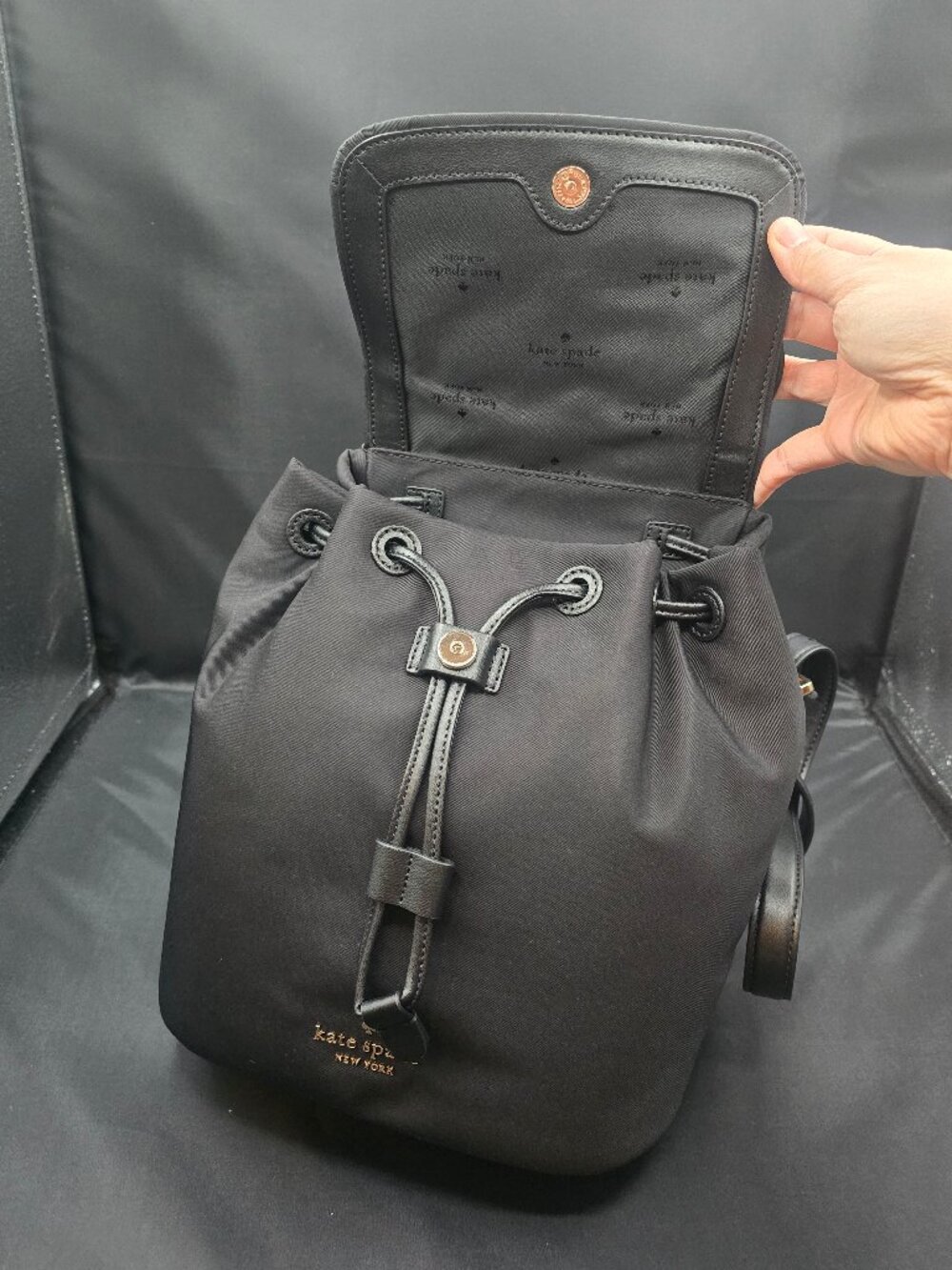 Kate Spade Disney x Minnie Mouse Backpack Black KG589 - Picture 6 of 9